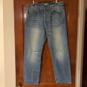 Hey Gang Loose Crop Jeans in Earl wash